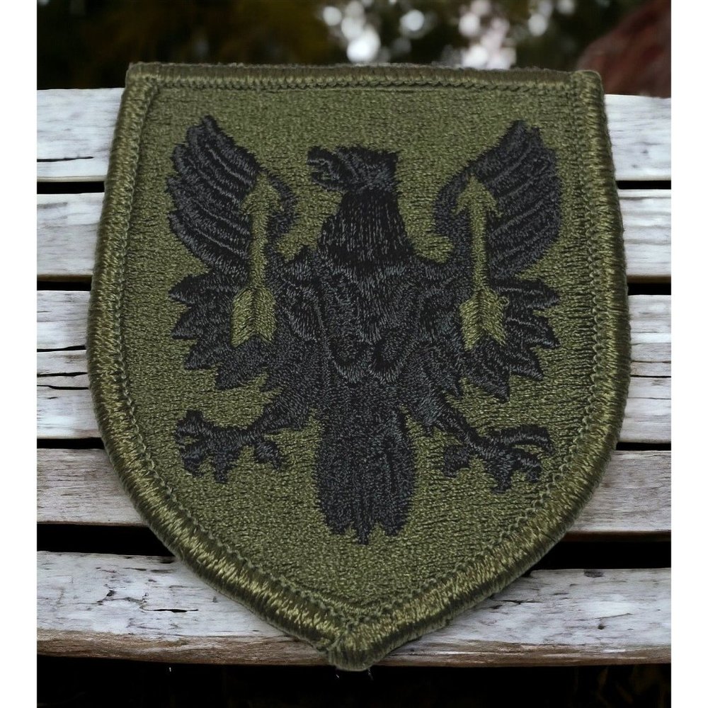 US Army 11th Aviation Brigade OD Subdued Patch Military Green Badge Eagle Arrows